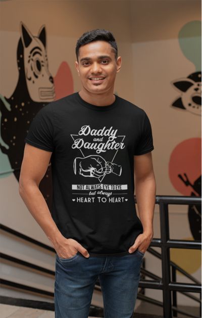 Daddy & Daughter "Heart to Heart" Bond T-Shirt – Matching Love Tee