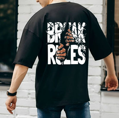 Break Rules Graphic T-Shirt – Bold Streetwear Statement Tee