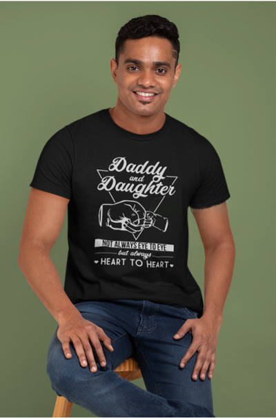 Daddy & Daughter "Heart to Heart" Bond T-Shirt – Matching Love Tee